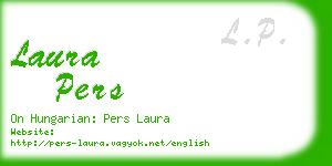 laura pers business card